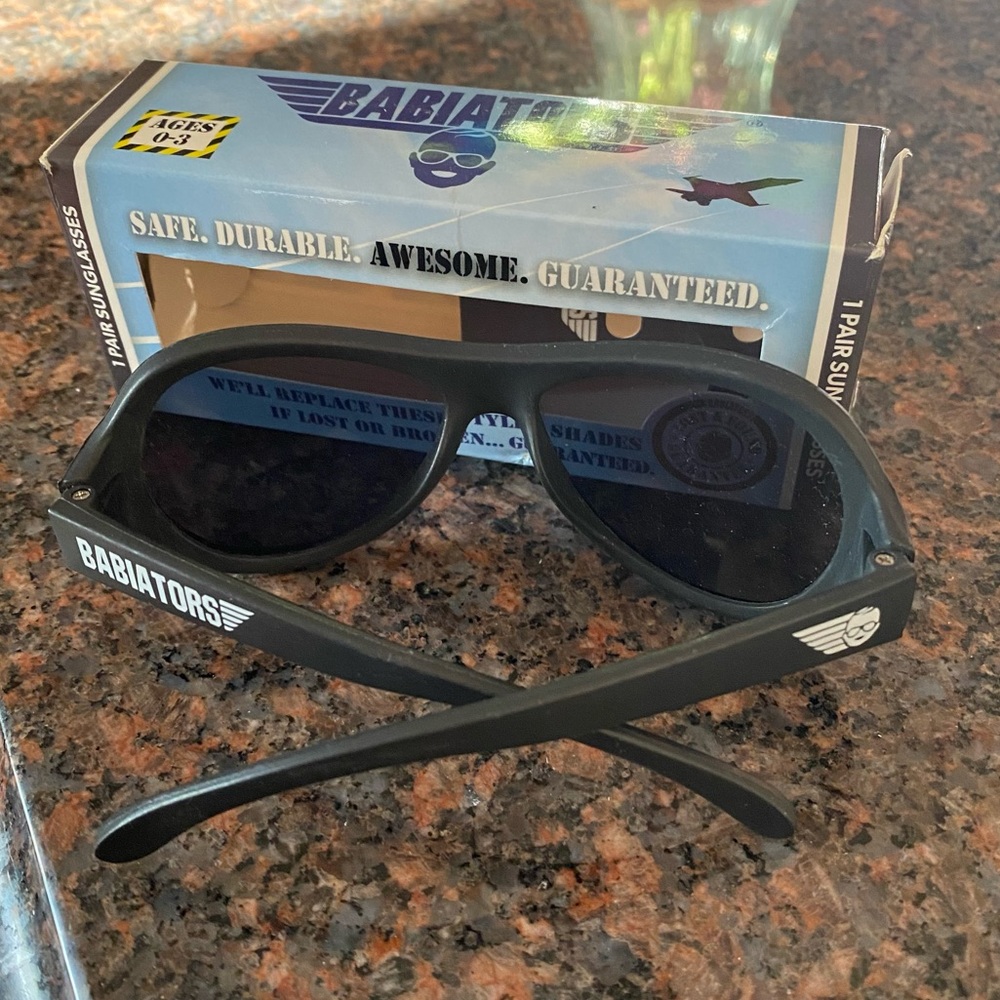 Black Babiators Sunglasses - Picture 3 of 3